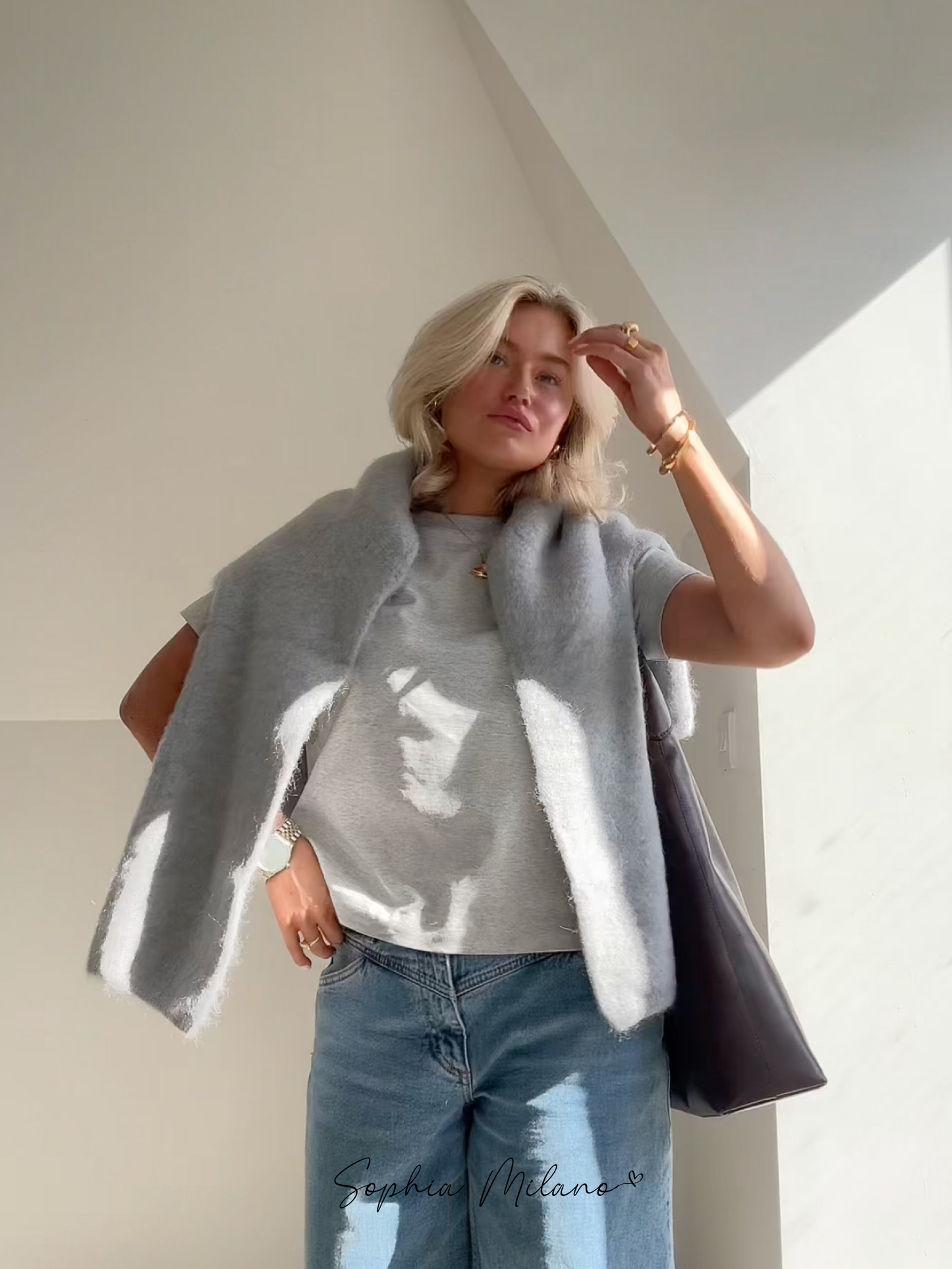 NOA | Comfortabele trui met ronde hals